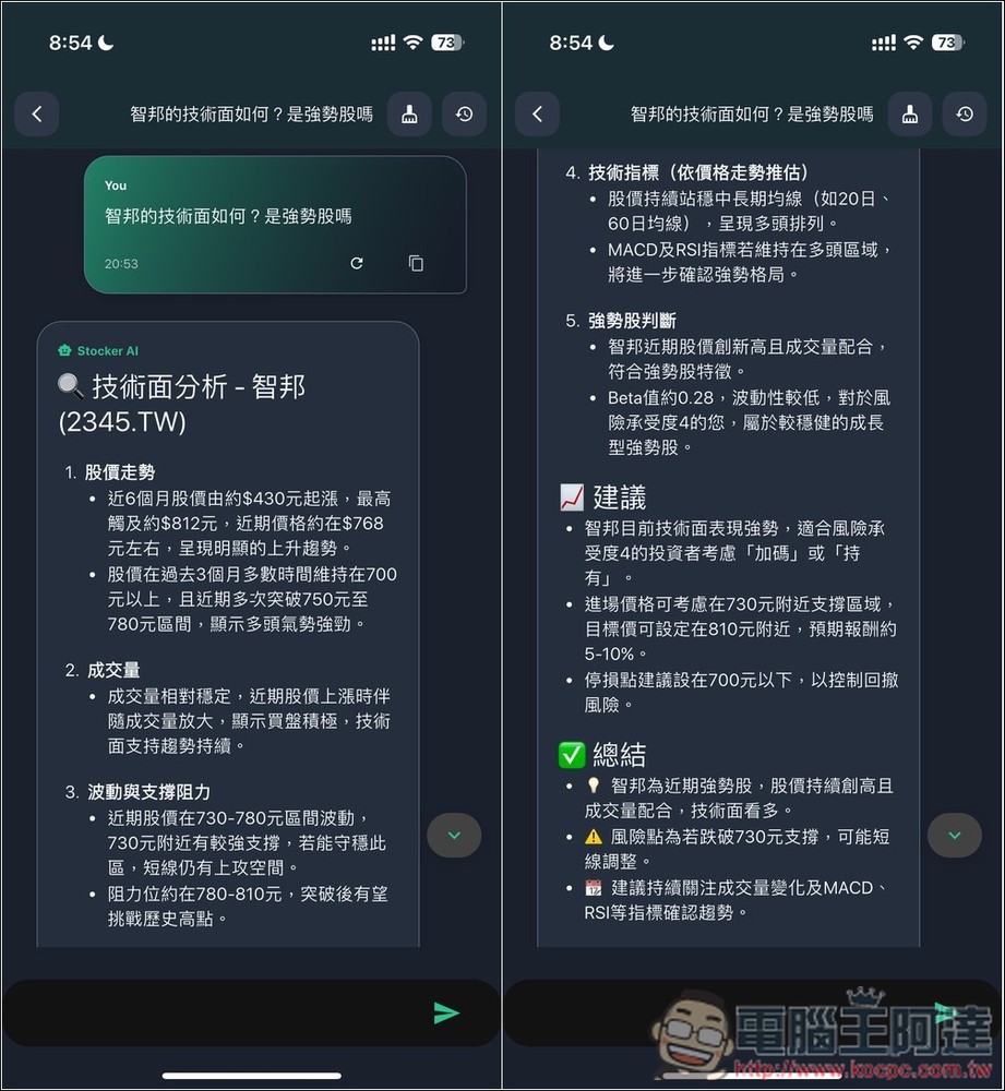 內建 AI 智能分析和投資建議！Stocker PRO 輕鬆追蹤多國股市的投資績效，還提供自動加入股息功能 - 電腦王阿達