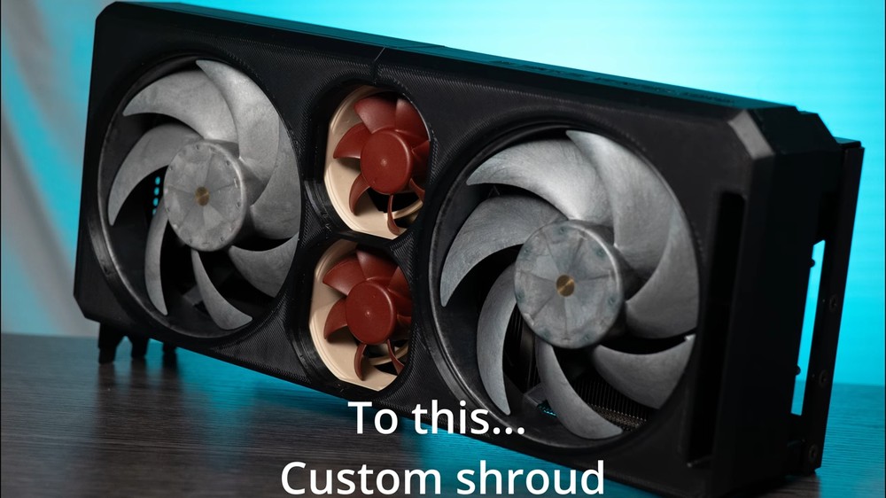 嫌原廠 RTX 5090/RTX 5080 風扇太吵！國外網友用 3D 列印改裝後變安靜超多 - 電腦王阿達