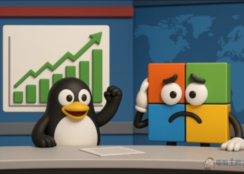 Windows 在 PC 端霸權不穩？美國 Linux 桌面作業系統市佔率突破 5%