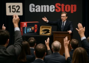 還記得那台被釘書機釘壞的 Switch 2 嗎? 以 25 萬美元天價售出