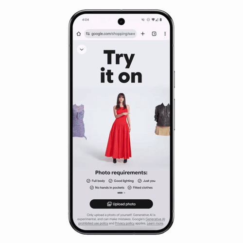 Google 正式上線虛擬試穿「Try on styles」或將引發購物革命？ - 電腦王阿達