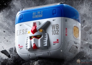 YOOSE 有色推出鋼彈 RX-78 聯名電動刮鬍刀，售價約3000元台幣