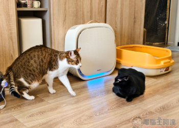 飛利浦毛小奈Lite 寵物空氣清淨機：Mixhole五重淨味科技，360度強效吸毛升級！