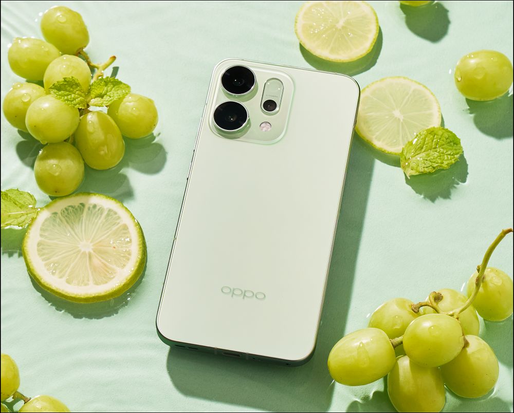 OPPO Reno14 薄荷綠亮相：潮流設計結合AI創新，強攻年輕市場 - 電腦王阿達