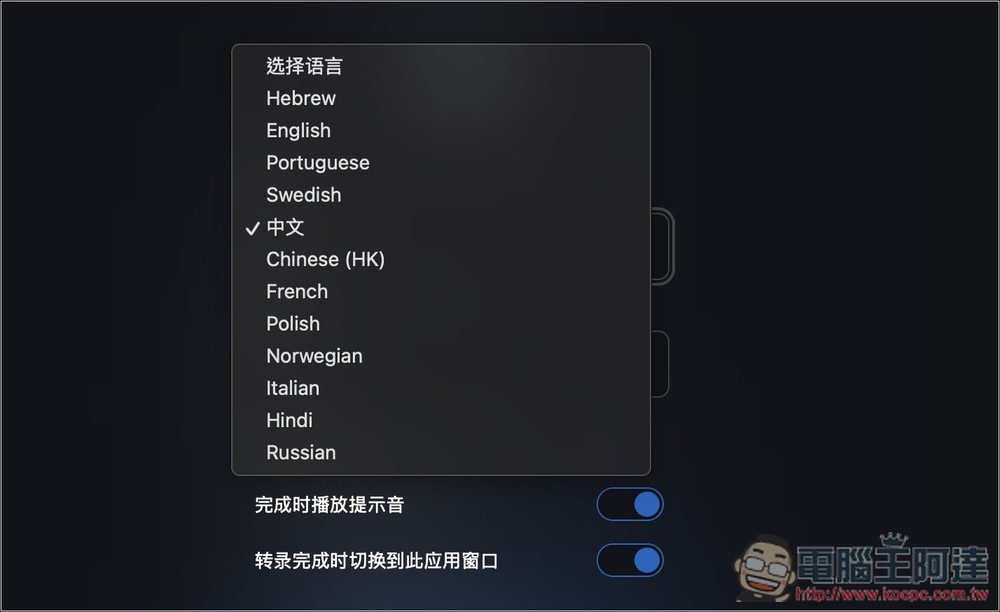 Vibe 免費 OpenAI Whisper 語音轉文字工具，支援中文介面、YouTube 影片轉錄（Win/Mac） - 電腦王阿達