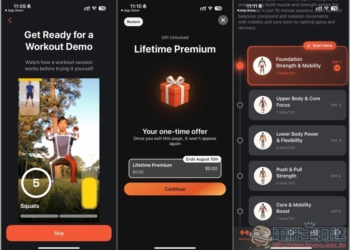 Firefly 內建 AI 教練的健身 App！即時偵測和修正你的動作，只有正確完成才會計算