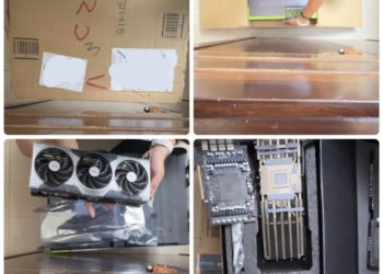 買 Amazon 的 RTX 5090 要小心！網友從官方賣場買全新 MSI RTX 5090 顯卡，結果裡面的 GPU 和 VRAM 都消失