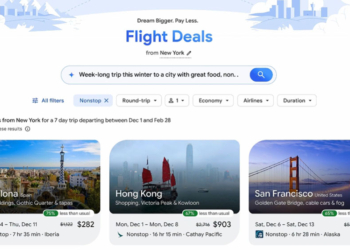 Google 發表新 AI 航班搜尋工具 Flight Deals，希望幫你節省些旅遊預算
