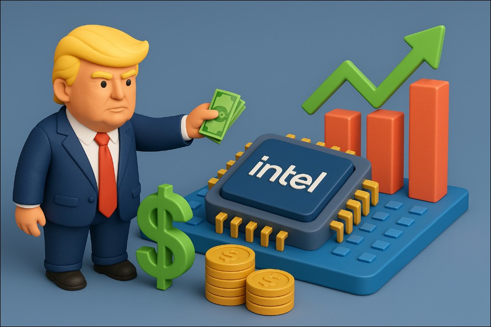 川普政府擬入股 Intel 以強化美國本地半導體生產能力，股價應聲大漲 - 電腦王阿達