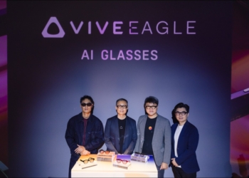 台灣AI智慧穿戴新時代：台灣大哥大攜手 HTC，VIVE Eagle AI眼鏡指定資費零元帶回家