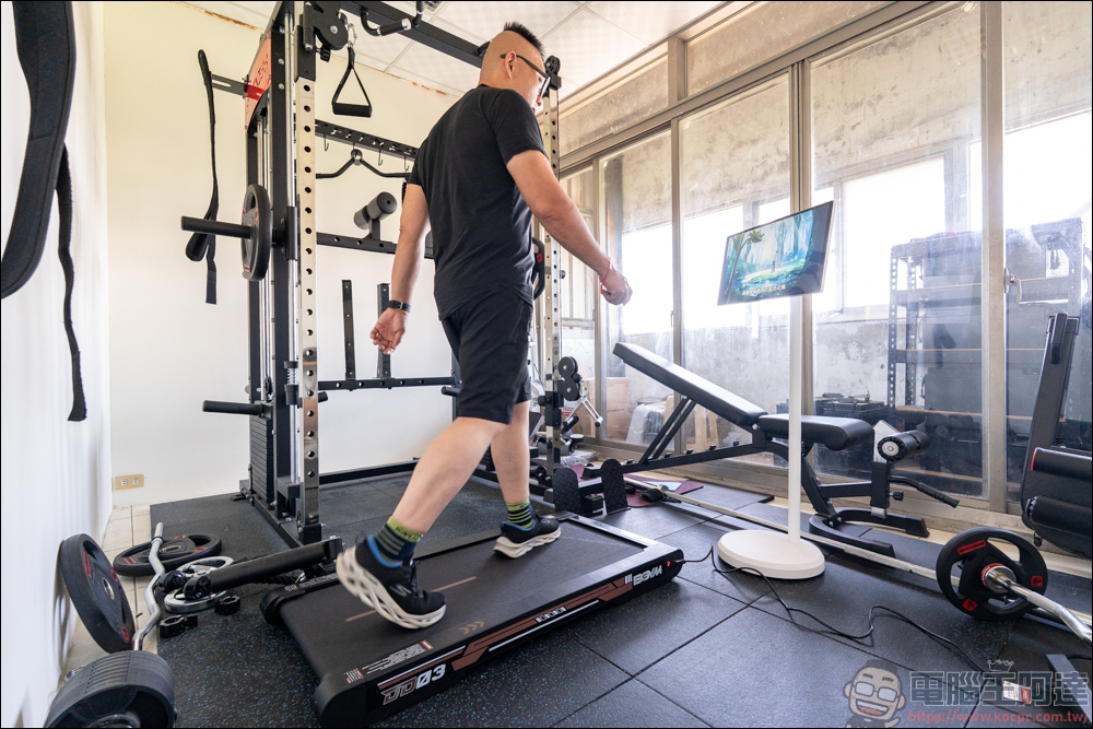 小空間也能爬坡健身：BGYM DD03超慢跑律動走步機PRO-登山者 開箱實測 - 電腦王阿達