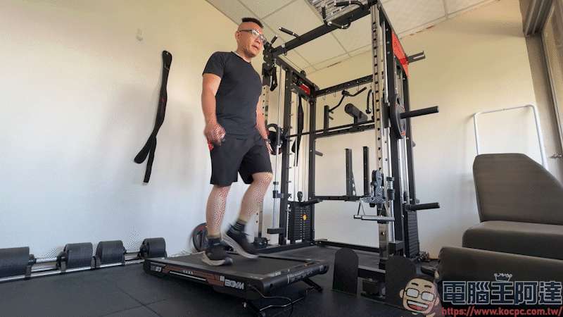 小空間也能爬坡健身：BGYM DD03超慢跑律動走步機PRO-登山者 開箱實測 - 電腦王阿達