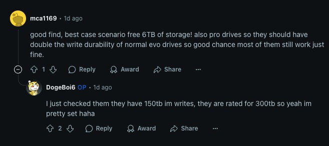 又有一位網友在垃圾場挖到寶！撿到 6 顆 1TB Samsung SSD 拿回去當遊戲庫 - 電腦王阿達