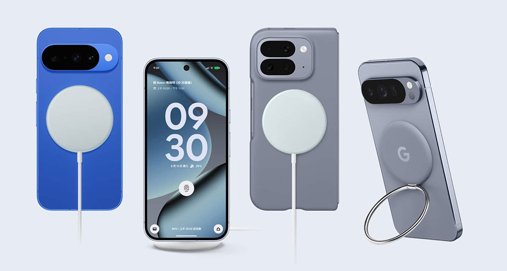 Google 新 Qi2 Pixelsnap 配件系列，為 Pixel 磁吸充電做好準備 - 電腦王阿達