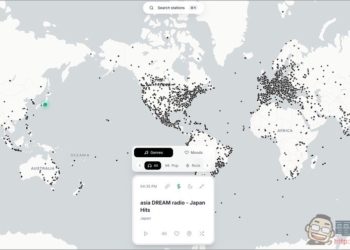 Radiocast 打開網頁就能聆聽全球超過 7,000 個廣播電台，還內建好用的分類過濾功能