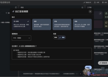 NotebookLM「語音摘要」推出全新 4 種格式，提供更多元的觀點和使用目的