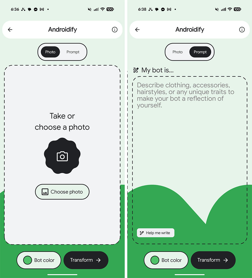 Google 的 Androidify 機器人製造機帶著 AI 核心回來了 - 電腦王阿達
