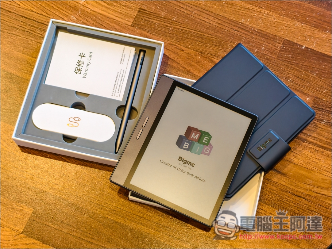 讀電子書、行動上網、AI轉錄逐字稿、翻譯、摘要重點全搞定！Bigme 7吋彩色E-ink 電子閱讀器 (B7國際版)開箱 - 電腦王阿達