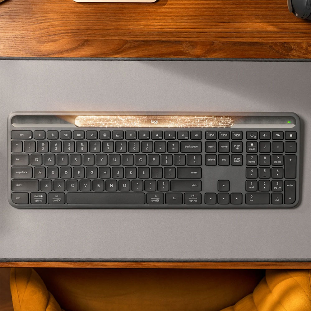 羅技推出無線、免充電 Signature Slim Solar+ K980 鍵盤，以光供電超方便 - 電腦王阿達