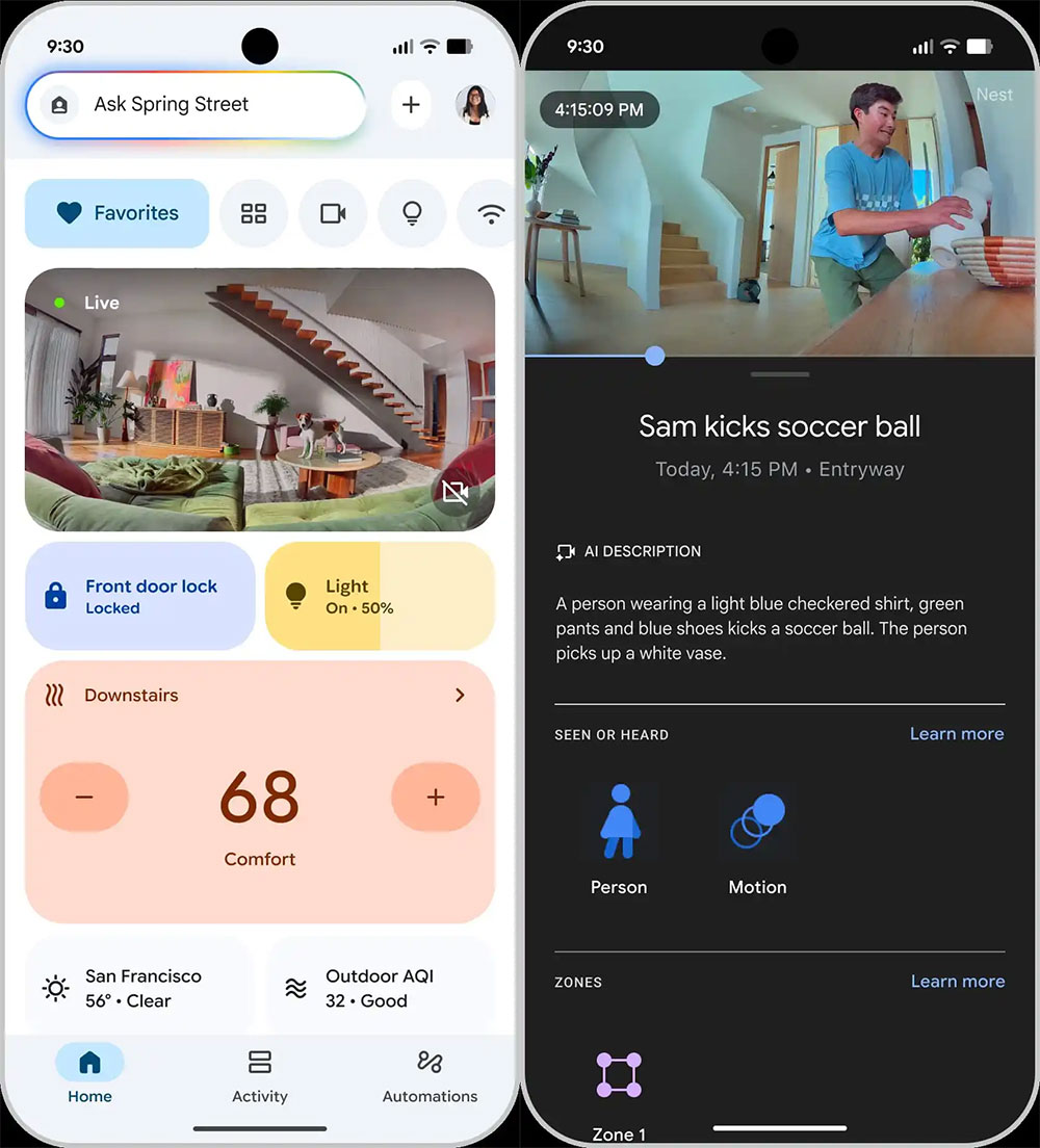 Gemini for Home 和重新設計的 Home 應用程式今天開始推出 - 電腦王阿達
