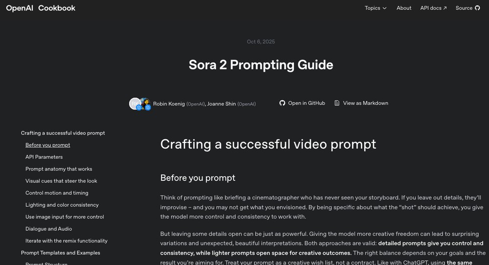 OpenAI 釋出官方「Sora 2 提示詞指南」，不知道怎麼寫的人快看 - 電腦王阿達