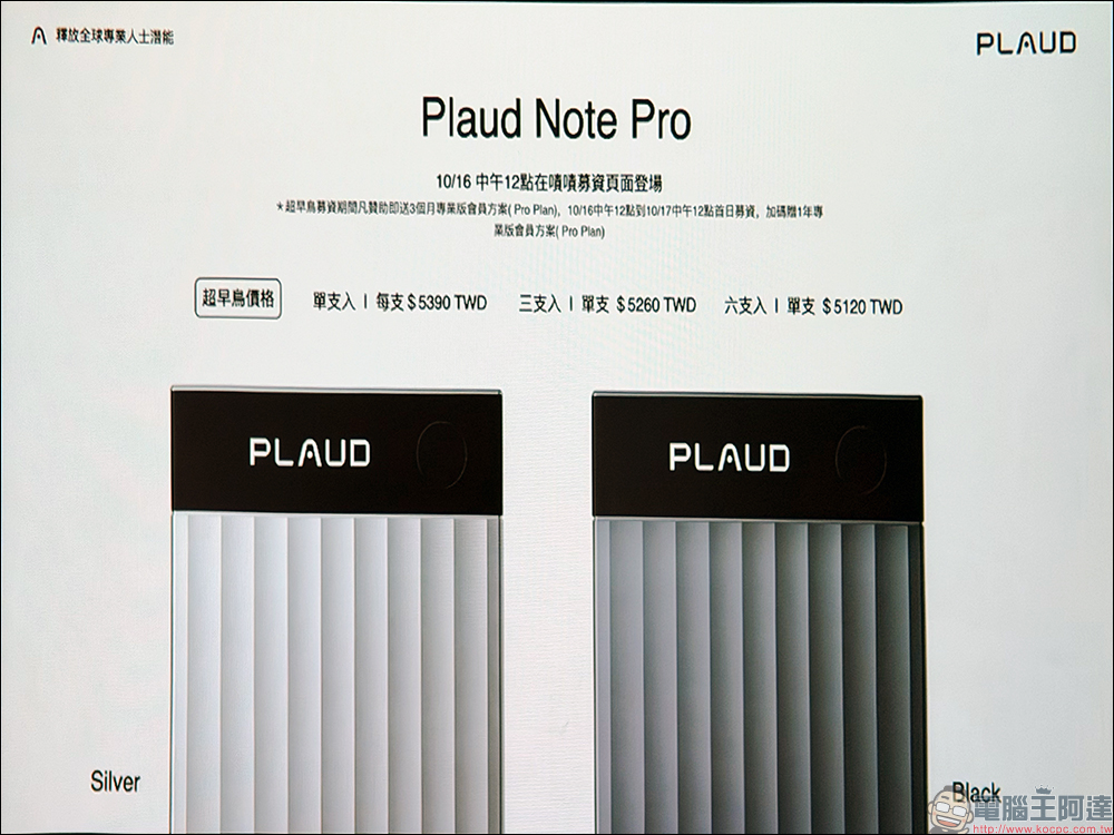 Plaud Note Pro AI 智慧筆記在台登場！AI 即時整理會議重點、還能生成行動清單 - 電腦王阿達