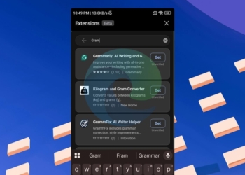 微軟準備讓 Android 版 Edge 支援安裝所有桌面版擴充功能