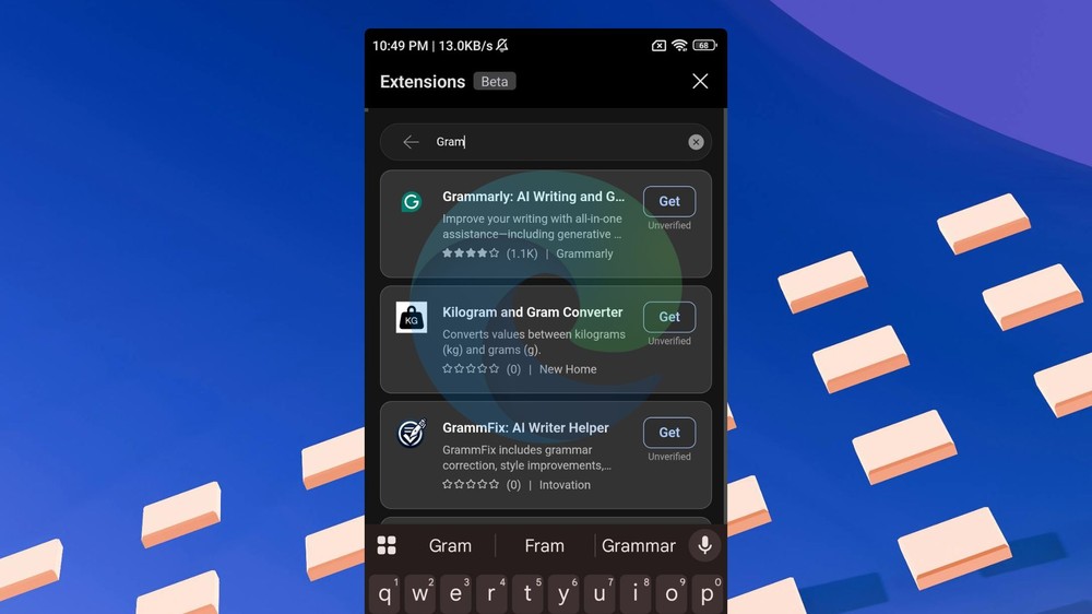 微軟準備讓 Android 版 Edge 支援安裝所有桌面版擴充功能 - 電腦王阿達