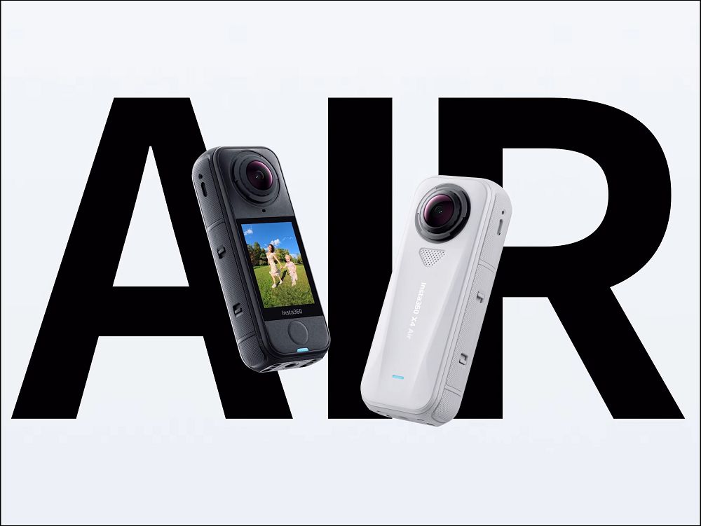 Insta360 推出史上最輕 8K 全景相機 Insta360 X4 Air，重量僅165公克 - 電腦王阿達