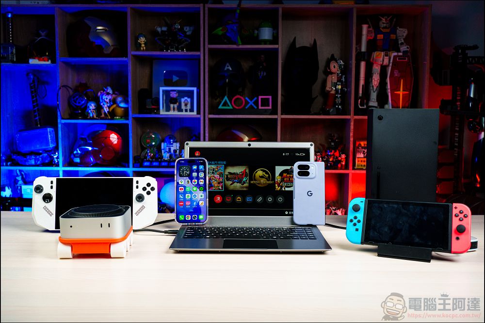 CrowView Note 開箱動手玩：一秒讓你的手機、掌機變成筆電！還可以接 Mac、SWITCH - 電腦王阿達