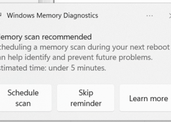 Windows 11 加入實用新功能！重啟時會自動檢查記憶體錯誤，來找出當機原因