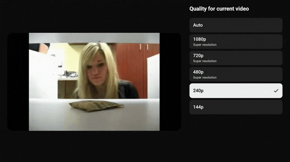 YouTube 現在可以將 240P 影片升級到 1080P - 電腦王阿達