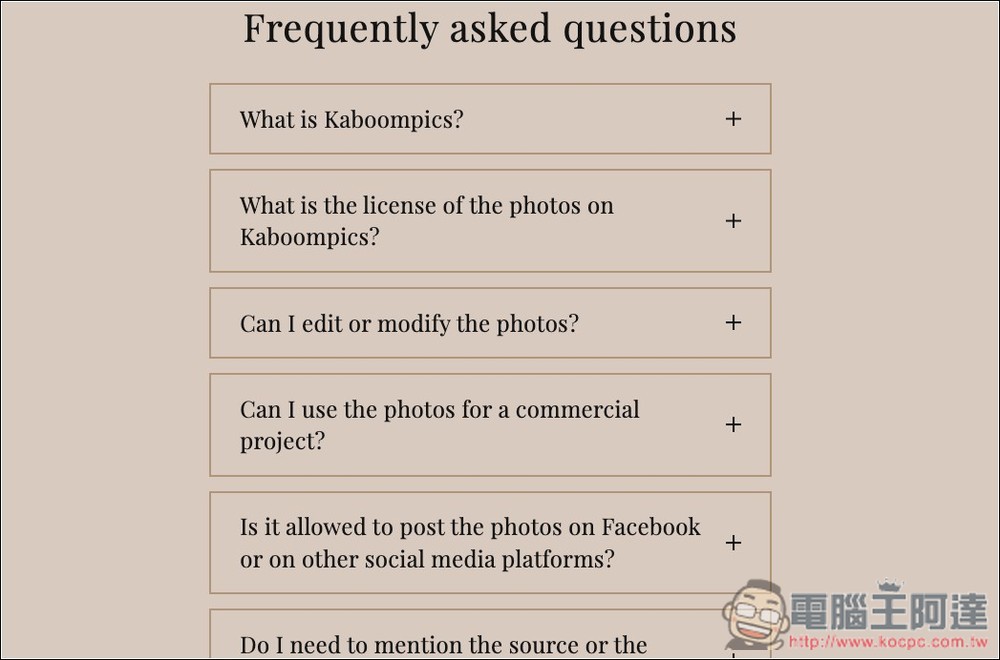 Kaboompics 提供超過 3 萬張超高質感免費圖片素材，個人商用皆可 - 電腦王阿達