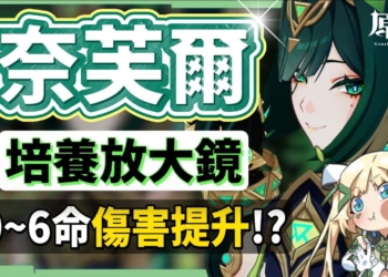 【原神】奈芙爾🐈‍⬛培養放大鏡▸數值爆表💥月綻放大C！是否綁定菈烏瑪？隊友如何選擇？技能解析/聖遺物/武器/命座/畢業面板! ▹璐洛洛◃