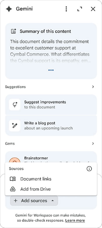 Google 文件現在可以確保 Gemini 從你要的來源獲取資訊 - 電腦王阿達