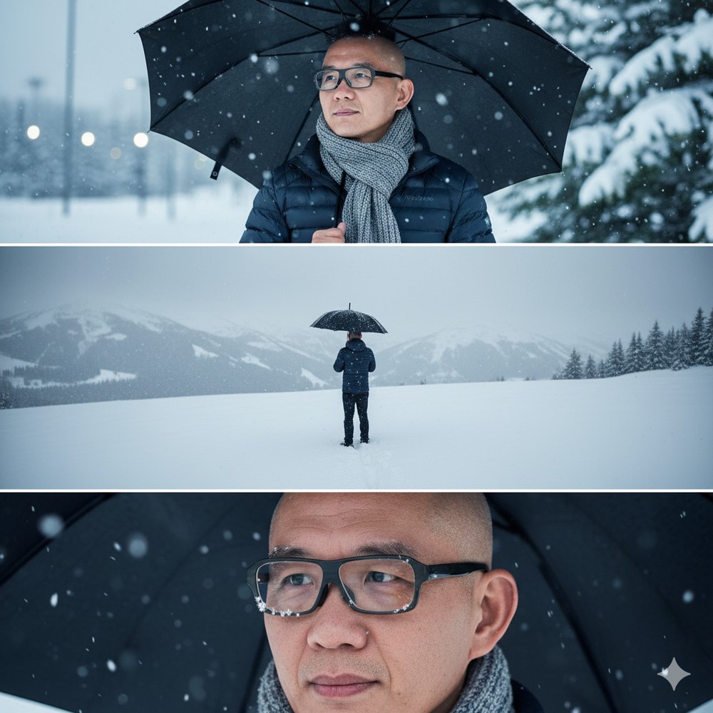 不用美圖秀秀,Gemini 也能生成三格雪景照!只需使用這個提示詞 - 電腦王阿達 不用美圖秀秀,Gemini 也能生成三格雪景照!只需使用這個提示詞 - 電腦王阿達