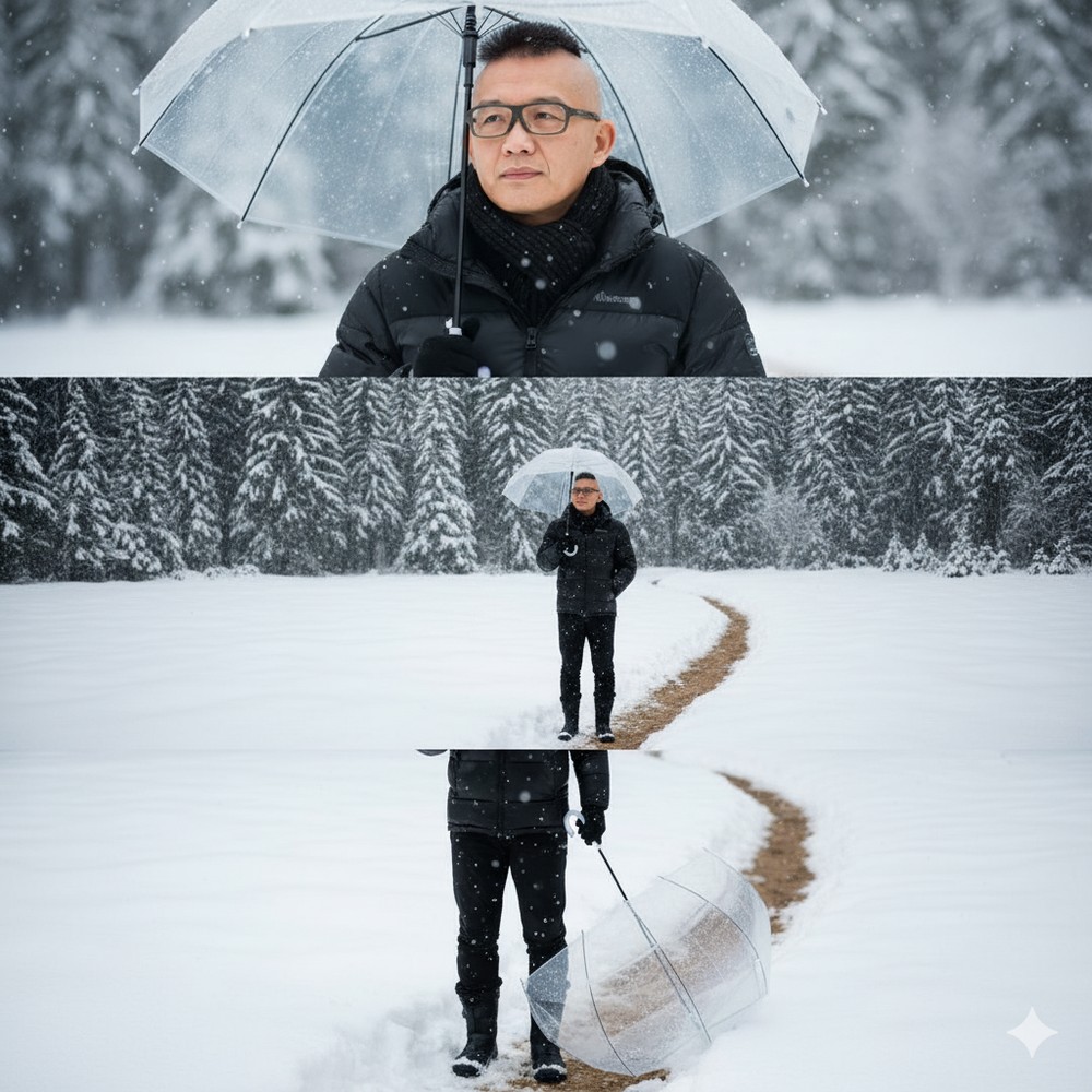 不用美圖秀秀,Gemini 也能生成三格雪景照!只需使用這個提示詞 - 電腦王阿達 不用美圖秀秀,Gemini 也能生成三格雪景照!只需使用這個提示詞 - 電腦王阿達