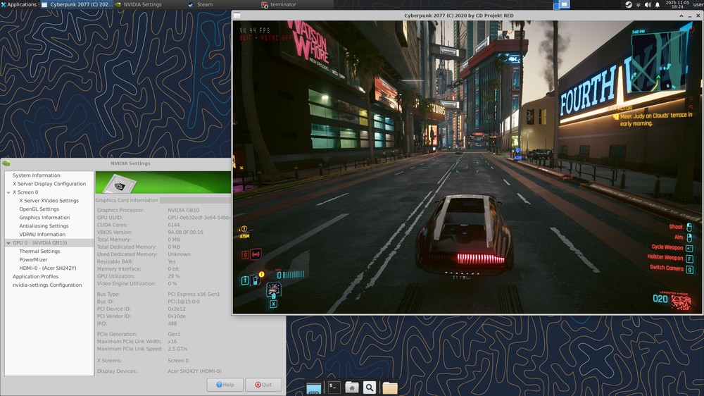 NVIDIA 的 AI 迷你超級電腦 DGX Spark 遊戲效能如何?有玩家實測了《Cyberpunk 2077》 - 電腦王阿達 NVIDIA 的 AI 迷你超級電腦 DGX Spark 遊戲效能如何?有玩家實測了《Cyberpunk 2077》 - 電腦王阿達