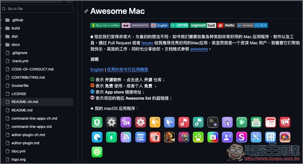 Awesome Mac 收集數百款好用的 Mac 軟體、各種類型都有 - 電腦王阿達 Awesome Mac 收集數百款好用的 Mac 軟體、各種類型都有 - 電腦王阿達