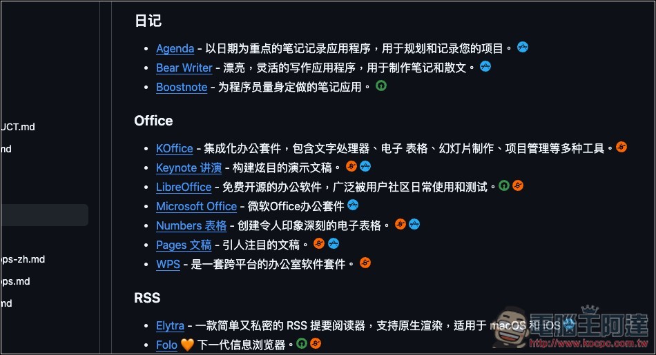 Awesome Mac 收集數百款好用的 Mac 軟體、各種類型都有 - 電腦王阿達 Awesome Mac 收集數百款好用的 Mac 軟體、各種類型都有 - 電腦王阿達