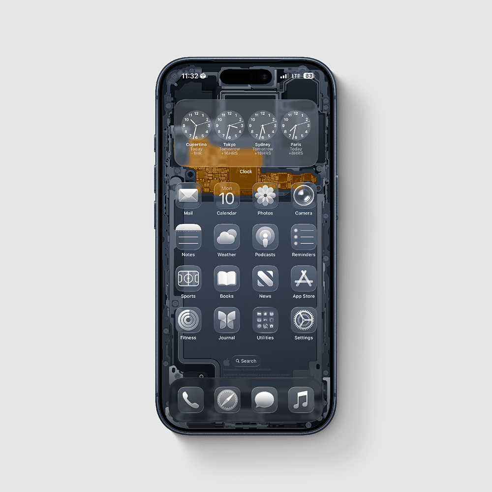 果粉必收！iPhone 17 Pro 系列高質感電繪透視桌布免費下載 - 電腦王阿達