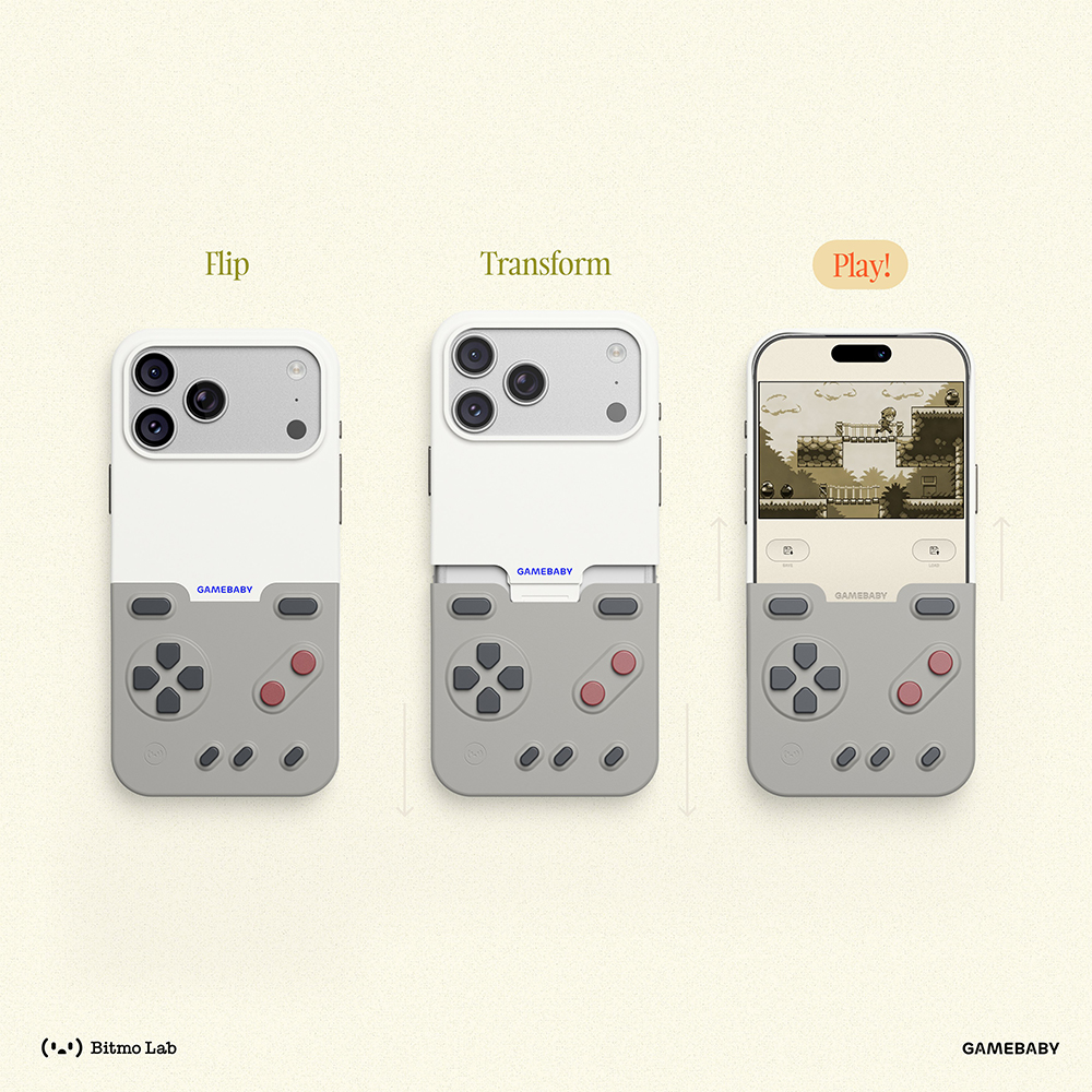 iPhone 17 Pro Max 秒變 Game Boy 掌機!Bitmo Lab 新款 GameBaby 殼進化曝光,分離式 D-pad 超香 - 電腦王阿達 iPhone 17 Pro Max 秒變 Game Boy 掌機!Bitmo Lab 新款 GameBaby 殼進化曝光,分離式 D-pad 超香 - 電腦王阿達