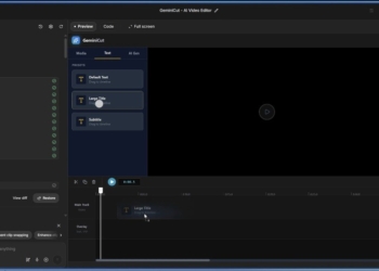 一個指令，就讓 Gemini 3 生成類似 CapCut 的 GeminiCut 影片剪輯工具