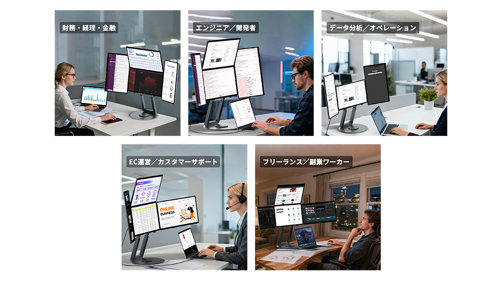 磁吸拼圖螢幕真實現！WiseeLAB 推出磁吸式五畫面神器 - 電腦王阿達
