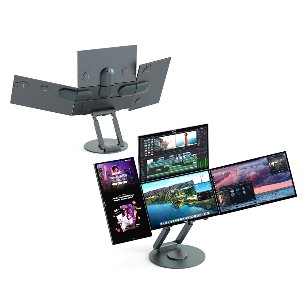 磁吸拼圖螢幕真實現！WiseeLAB 推出磁吸式五畫面神器 - 電腦王阿達