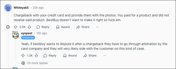 用戶在 BestBuy 購買 RTX 5080 顯卡卻收到 4 個石頭，官方調查過程沒有任何問題不給予換貨或退款 - 電腦王阿達