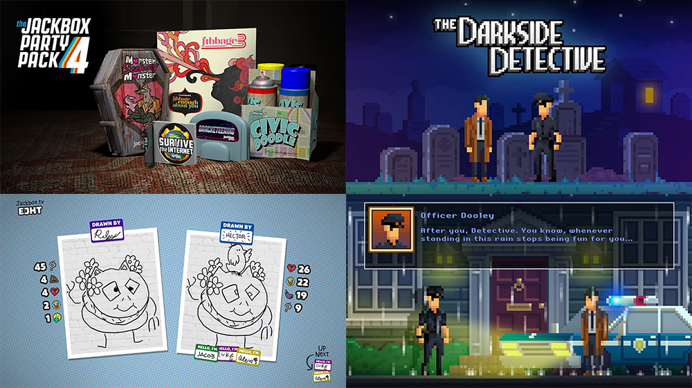 傳說級派對遊戲《The Jackbox Party Pack 4》限免！《The Darkside Detective》同步免費領取 - 電腦王阿達