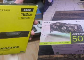 國外網友用一組 192GB 記憶體成功換到一張 RTX 5070 Ti 顯示卡