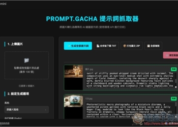 Prompt.Gacha 免費提示詞抓取器，一鍵快速獲得這張圖片使用的生成咒語