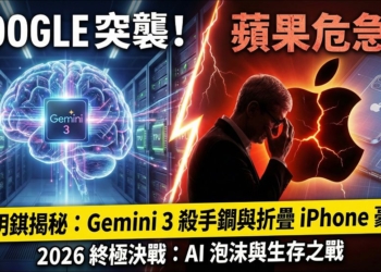 分析師郭明錤揭秘：Gemini3 殺手鐧、蘋果折疊 iPhone 豪賭與 AI 泡沫